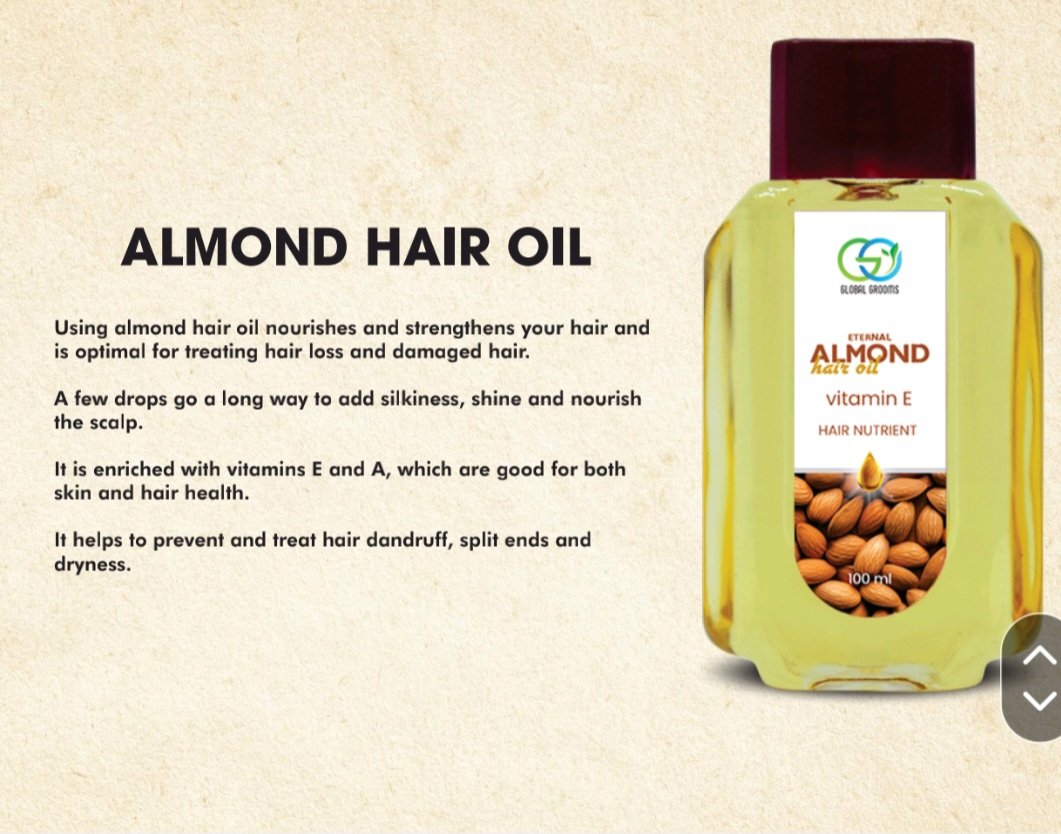 Almond Hair oil